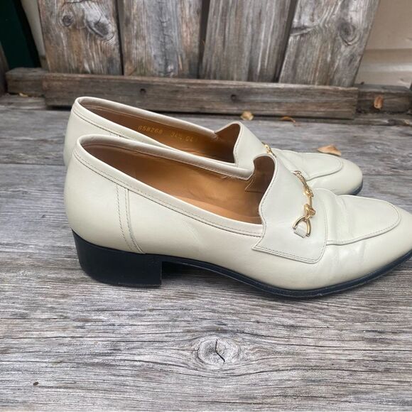 GUCCI Jakarta Calfskin Womens Interlocking G Horsebit Loafers size EU34 1/2 - Picture 10 of 14